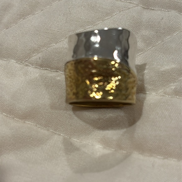 Silpada Rain or Shine Two-Tone Silver and Gold Ring - Picture 3 of 4